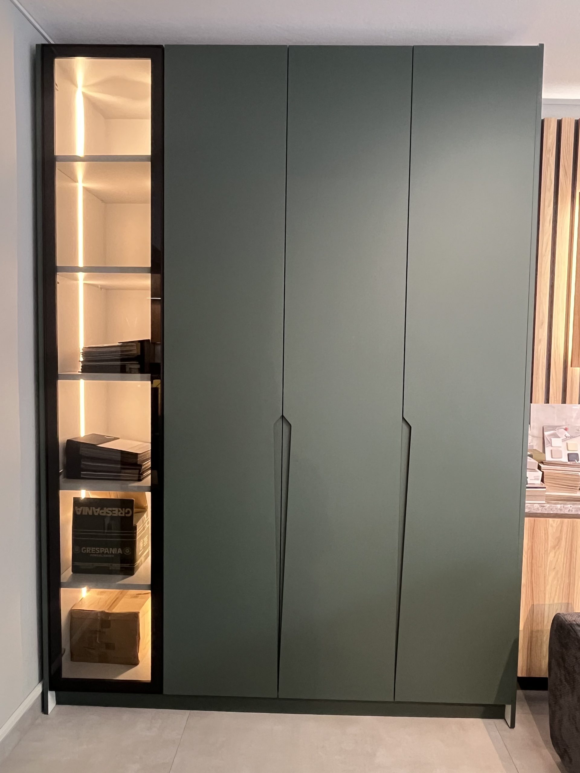 Cypress open wardrobe